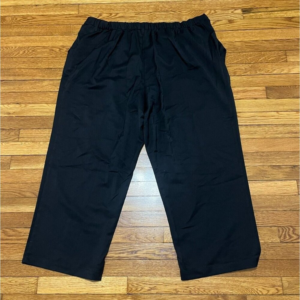 Divided H&M Women's Black Pants Plus Size 4XL Recycled Material NWT - Picture 6 of 6